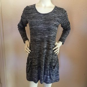 LOGO Space Dye A-Line Tee with Drape Pockets